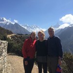 Mt Everest in background! | Photo taken by Joseph G