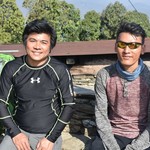 The fabulous Niresh and Pemba (guide and porter)  | Photo taken by Clare I