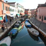 Burano and multi colored buildings | Photo taken by Dean C
