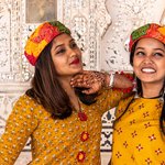Sisters at  Jaipur City Palace | Photo taken by Jean M