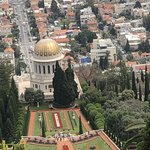 Haifa gardens and mosque  | Photo taken by Margaret K