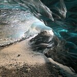 Crystal Blue Ice Cave | Photo taken by Shannon C
