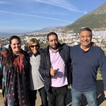 Overlooking Chefchouen with Mohammed our great driver | Photo taken by Rose A