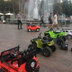 Fun for kids in the square | Photo taken by Barbara D