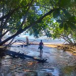 The "guided tour" back to Cahuita | Photo taken by Charis M