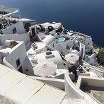 hotels on the Santorini  Hillside | Photo taken by Alexandra S