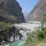 The lovely Budhi Gandaki river | Photo taken by Susan G