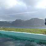 Pollurin hot tub, Talknafjordur | Photo taken by Kim C