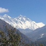 Everest from a distance | Photo taken by christine N