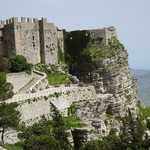 Castle at Erice, a mountain top medieval town. | Photo taken by Toni M
