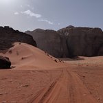 Wadi Rum sand dunes | Photo taken by Adam K