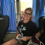 Always the happy traveler | Photo taken by Sheila R