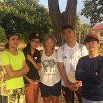 Our guide shared his English students with us to show us around town.  | Photo taken by Rachael W