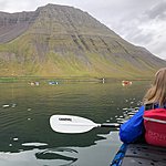 Kayaking in Isafjordur | Photo taken by Laura D