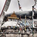 Stupa at Namche | Photo taken by Dorine H
