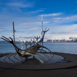 Solfar, sun voyager sculpture | Photo taken by Grace L