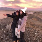 Pull car over on the side and point  | Photo taken by Purvish P