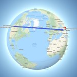 We flew from San Francisco to Dubai on Emirates Airlines - on a 15-hour nonstop flight. | Photo taken by Rich W