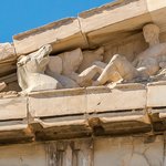 Parthenon Pediment stonework | Photo taken by David B