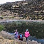 Ancient Inca reservoir | Photo taken by Elisa M