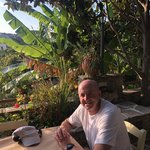 Heading homeward we stopped in the old village of Ano Potamia and ate at an authentic family-run restaurant called Pigi Tavern.  It was located on the river and after eating, we walked along the narrow streets for views of the valley. | Photo taken by Kris M