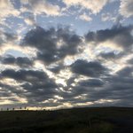 Sunset over Hestheimar  | Photo taken by Jana P