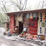 Shopping along trail | Photo taken by Maura S