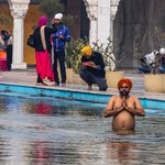 Sikh Temple, Old Delhi | Photo taken by Jean M