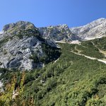View of the Julian Alps from Bovec | Photo taken by Eva W