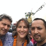 With our wonderful guide, Rajiv. | Photo taken by Lisa D