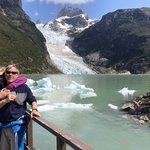 Neil and Melody at Bernardo O'Higgins National Park | Photo taken by Melody B