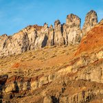 The 'Dragon Back' of the island of Thirasia  | Photo taken by David B