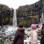 Svartifoss and my 3 girls | Photo taken by Grace L