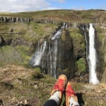 Glymur Falls - well worth the four hour or so hike.  | Photo taken by Whitney S