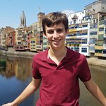 On the bridge into Girona, over the Onyar River | Photo taken by Carol P