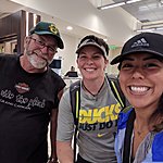 Rick & Kristal bought me coffee, they're off to Oregon! | Photo taken by Jessica H