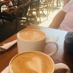 Another wonderful latte | Photo taken by Barbara D