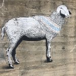 Wall art and cozy sweater | Photo taken by florence P