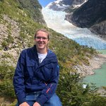 Tanner at Bernardo O'Higgins National Park | Photo taken by Melody B