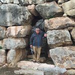 Carl at Tiryns, near Nafplio | Photo taken by Vickie B
