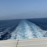 Leaving Santorini | Photo taken by David C