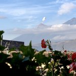 Sunrise with volcano view in Antigua | Photo taken by BRAD K