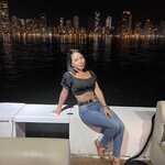 Touring the harbor at night | Photo taken by Edgar a