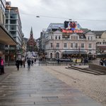 The Bergen Times and the Blue Rock | Photo taken by Lisa S