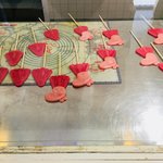 Peppa Pig suckers being created  | Photo taken by Barbara D
