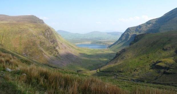 Lakes in the distance