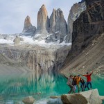 At the base of Torres del Paine