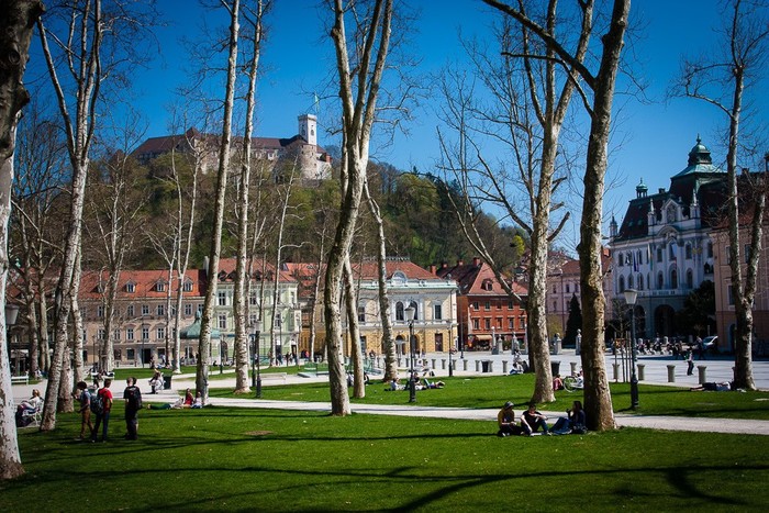 Day trip to Ljubljana including a biking tour of the city