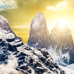 Torres del Paine at dawn