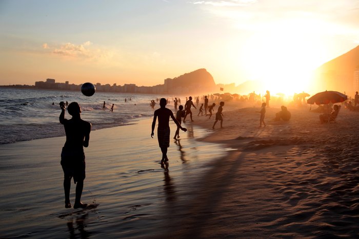 Rio at sunset
